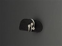Anello Gioielleria Dossena  Donna in Oro bianco Zircone ANOR-193-253